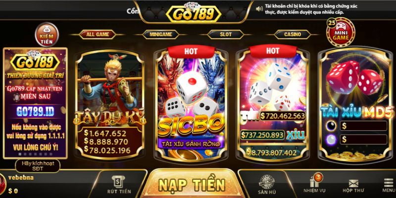 Đôi nét khái quát về cổng game Go789